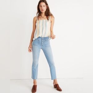 Madewell Cali Demi-Boot Jeans in Quince Wash: Button-Front Edition Size 27